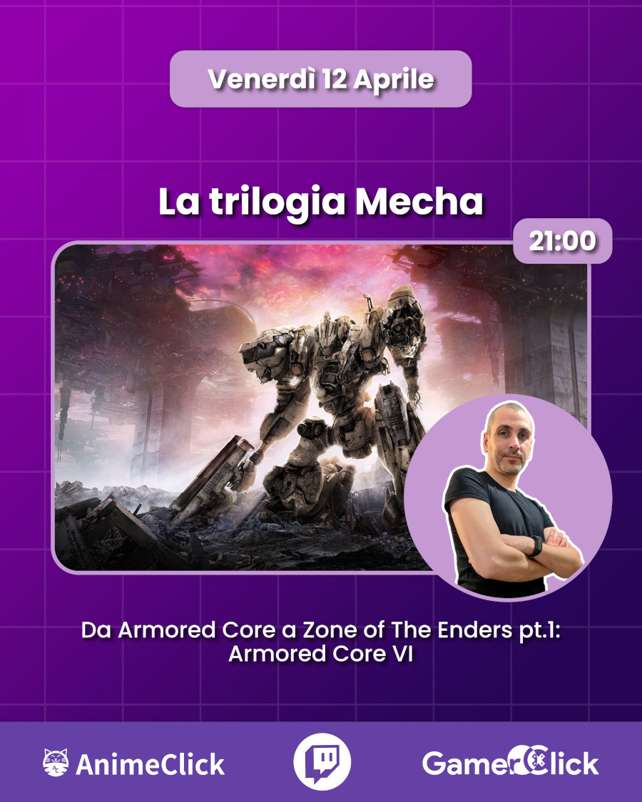 AnimeClick e GamerClick su Twitch: programma dall'8 al 14 aprile AnimeClick e GamerClick su Twitch: programma dall'8 al 14 aprile